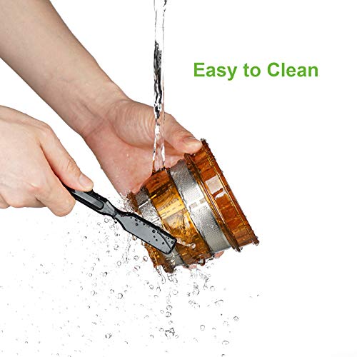 Ventray Slow Juicer Machine, Electric Cold Press Masticating Juice Extractor Maker for Citrus Orange Fruit Vegetable with Quiet Motor & Large Feed Chute, Vertical Compact Design and Easy Clean - 809