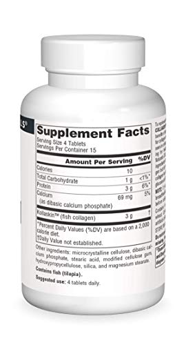 Source Naturals Collagen From Fish, Healthy Skin Support - 60 Tablets