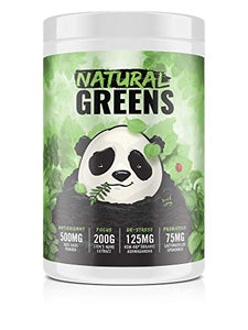 PANDA SUPPS-NATURAL GREENS SUPERFOOD, Wheat Grass,Spirulina, Chlorella, Lion’s Mane, Cordyceps, ASHWAGANDHA,Ginger, Tumeric, Acai, Pomegranate, Ginsing, Pro-Biotics,NO Artificial Anything (Pineapple)