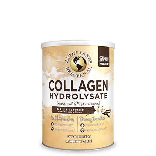 Great Lakes Gelatin Collagen Hydrolysate Powder 16 oz + Vanilla Collagen Hydrolysate Powder 10 oz