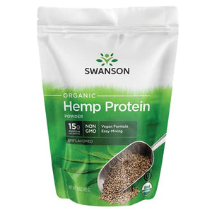 Swanson Certified Organic Hemp Protein 15 Ounce (425 g) Pwdr