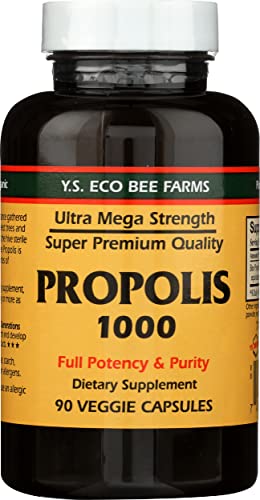 YS BEE FARMS Propolis 1000 MG, 90 CT