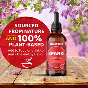 Spark! Maca Root & Horny Goat Weed for Women - Ashwagandha Liquid with Horny Goat Weed, Maca Powder, Red Ginseng & Fenugreek Energy Booster - Ashwagandha Drops Immune Booster & Vitality Extracts 2oz