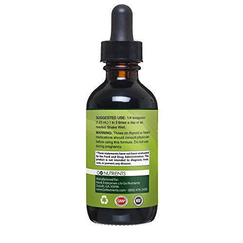 Thyroid Edge - Organic Thyroid Support Supplement & Metabolism Booster for Weight Loss, Improved Energy, Focus with Stinging Nettle, Kelp, Bladderwrack & More - 2 oz
