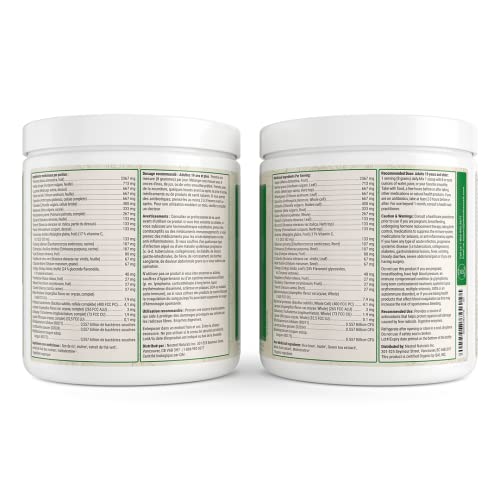 Super Greens | #1 Green Superfood Powder | 100% USDA Organic Non-GMO Vegan Supplement | 20+ Whole Foods (Spirulina, Wheat Grass, Barley), Probiotics, Fiber & Enzymes (Original, 30 Servings)