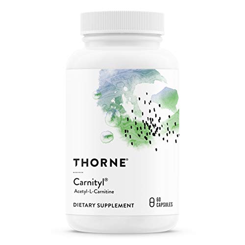 Thorne Carnityl - 500mg Acetyl-L-Carnitine - Supports Brain Function and Healthy Nerve Sensations in The Hands and Feet - Gluten-Free, Soy-Free, Dairy-Free - 60 Capsules