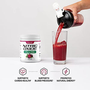 Beet Root Powder Organic - Nitric Oxide Beets by Snap Supplements - Supports Blood Pressure and Circulation Superfood, Muscle & Heart Health, Increase Stamina & Energy, 250g (30 Servings)