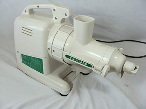 Tribest GP-E1503 Greenstar Deluxe Twin Gear Cold Press Masticating Juice Extractor, White