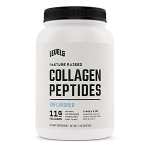 Levels Collagen Peptides, Pasture Raised, No GMOs, Unflavored, 2LB