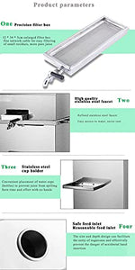 Kolice Commercial Countertop Electric Sugarcane Juicer, Sugarcance juice making machine,Sugarcane Squeezer with ON/OFF Switch for Easy to Use, Manual Slow Masticating Extractor Squeezer with Feed Chute Tray, 350W