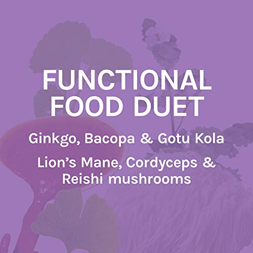 Host Defense, MycoBotanicals Brain, Promotes Concentration, Memory and Cognitive Functioning, Daily Mushroom and Herb Supplement, Vegan, Organic, 60 Capsules (30 Servings)