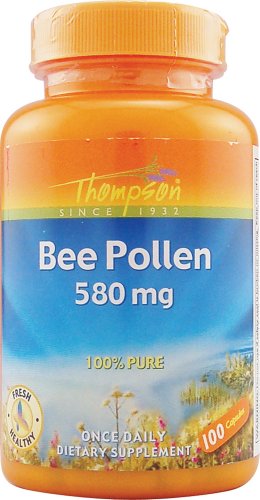 Thompson Bee Pollen, Capsule (Btl-Plastic) 580mg 100ct