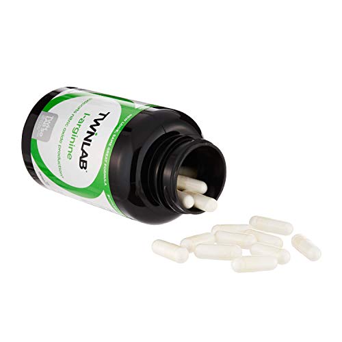 Twinlab L ARGININE 500MG - 100 Cap- Supports Nitric Oxide Production | Free Form Amino Acid
