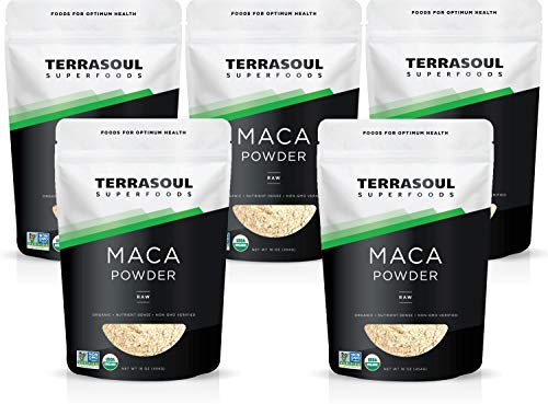 Terrasoul Superfoods Organic Raw Maca Powder, 5 Lbs - Premium Quality | Supports Increased Stamina & Energy