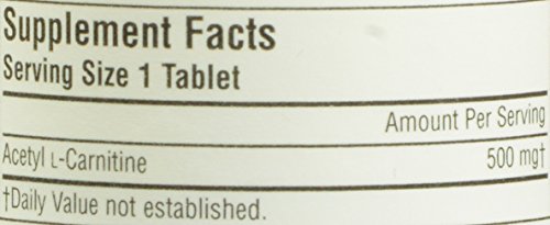 Source Naturals Acetyl L-Carnitine, 500mg, 30 Tablets
