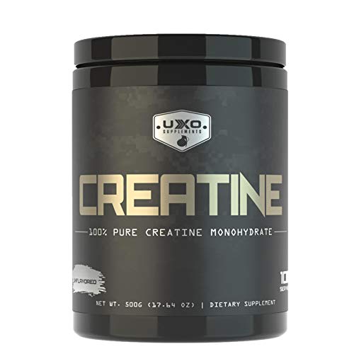 UXO Supplements: Veteran Owned Supplement Company: Creatine (100 Servings, Creatine Monohydrate, Increased Strength & Size)