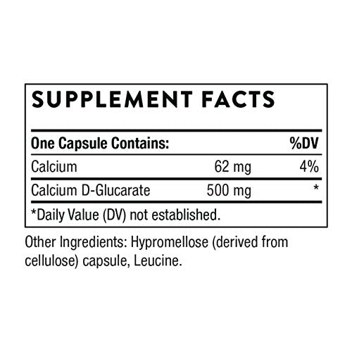 Thorne Research - Calcium D-Glucarate - to Enhance Liver Health - 90 Capsules