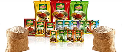 Saptrishi Kasoori Methi Fenugreek Leaves Indian Herb & Spices 100 Gram 3.5oz - Pack of 1