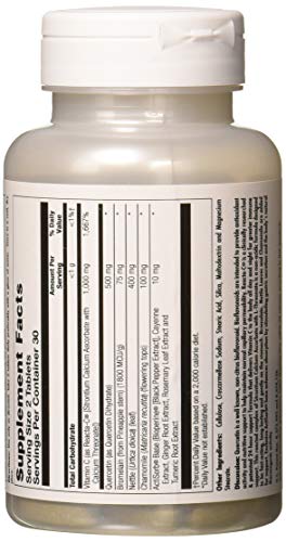 Kal Quercetin Reacta-c Bromelain Tablets, 60 Count