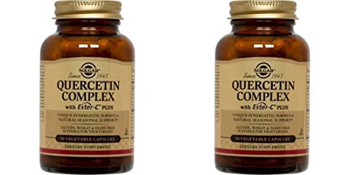 Solgar, Quercetin Complex, with Ester-C Plus, 50 Veggie Caps - 2pc