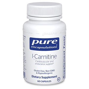 Pure Encapsulations - L-Carnitine - Hypoallergenic Supplement for Cardiovascular and Endurance Support - 60 Capsules