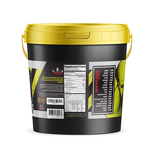Colossal Labs 100% Whey Protein Powder Isolate/Blend | Fast-Absorbing Workout Supplements for Men and Women | 25g of Pure Protein and 5.5g of BCAAs in Each Serv (Peanut Butter Chocolate, 12LB)