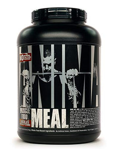 Animal Meal - All Natural High Calorie Meal Shake - Egg Whites, Beef Protein, Pea Protein, Chocolate, 5 Pound (3930)