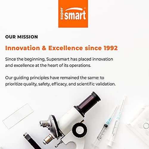 Supersmart - Smart Pills - with Bacopa Monnieri, Ginkgo biloba & L-theanine - Super Nootropics - Focus & Brain Boost Supplement - Caffeine Pills | Non-GMO & Gluten Free - 60 Vegetarian Capsules