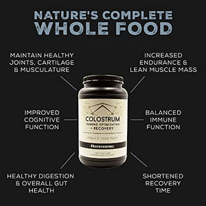 Surthrival: Colostrum Powder Capsules (180 Count), Immune Optimization & Recovery, Dietary Supplement, Gut Health, Immune Support, Keto Friendly