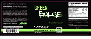 Controlled Labs Green Bulge Supplement, 30 Servings Advanced Creatine Matrix Volumizer, Improve Strength, Stamina, Performance, and Muscle Recovery, Caffeine and Stimulant Free for Both Men and Women