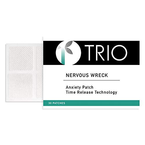 Trio Nervous Wreck - Anxiety, Panic Attack, Panic Disorder Blend (30 Patches)