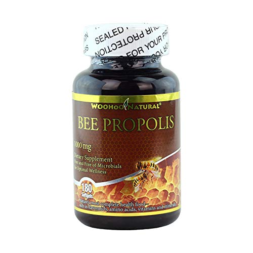 Woohoo Natural 5-in-1 Bee Propolis 1000 Mg - 180 Softgels (1)