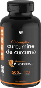 Turmeric Curcumin C3 Complex 500mg, Enhanced with Black Pepper & Organic Coconut Oil for Better Absorption; Non-GMO & Gluten Free