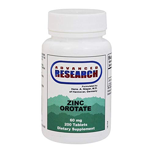 Zinc Orotate 60 mg 200 Tabs