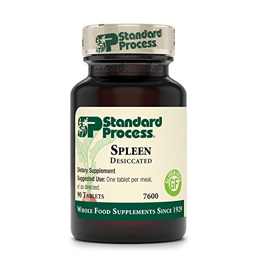 Standard Process Spleen Desiccated - Whole Food Immune Support, Spleen and Healthy Blood - Gluten Free - 90 Tablets