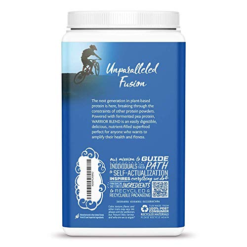Sunwarrior Warrior Blend - Organic Protein Powder with BCAAs and Pea Protein Powder - Dairy Free, Gluten Free, Soy Free, Non-GMO, Sugar Free, and Keto Friendly Vegan, Plant Based Protein Powder