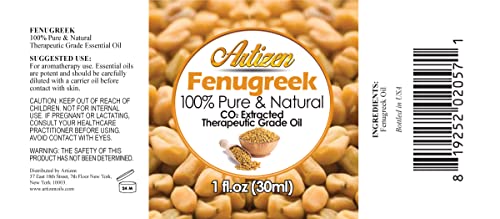 Artizen 30ml Oils - Fenugreek Essential Oil - 1 Fluid Ounce