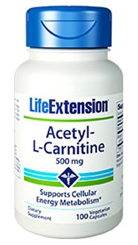 Acetyl-L-Carnitine 500 mg, 100 Vegetarian Capsules-Pack-2