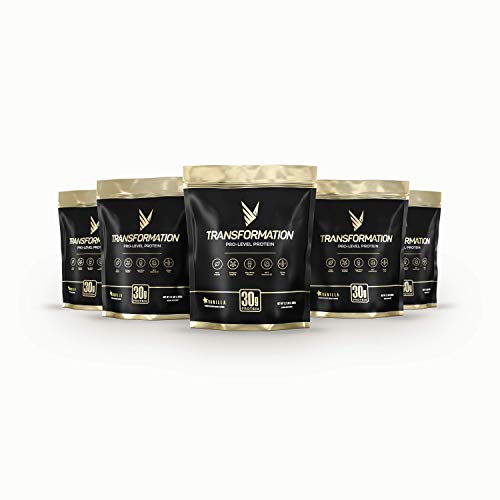 Transformation Vanilla Protein Powder | 30G Multi-Protein Superblend | Collagen Peptides, Egg White & Plant Blend | MCT Oil | BCAA Amino Acids | Probiotics & Enzymes | Low Carb Shake for Men & Women