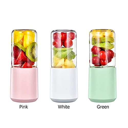 280mL Electric Juicer Lemon Juice Extractor USB Rechargeable Portable Mini Food Blender Juice Maker Mixer Machine Quick Juicing (280ml Green)