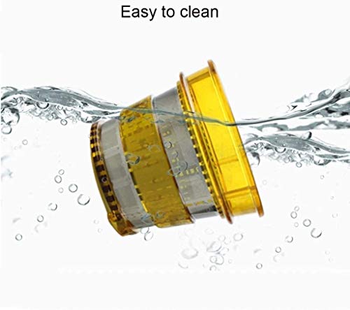 wan QIN Juicer Machines, Masticating Juicer, 3.15-Inch Wide Chute Cold Press Juicer, Easy to Clean with Brush, Carrot Slow Juicer Machine, Quiet Motor/Reverse Function