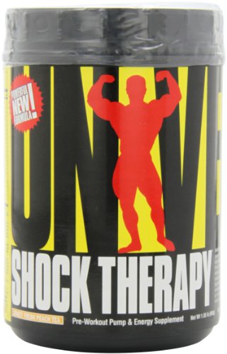 Universal Nutrition Shock Therapy Pre-Workout Pump & Energy Supplement, with BCAA complex, Creatine, and Electrolytes - Peach Tea - 42 Servings