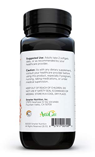 Smarter Nutrition Curcumin - Potency and Absorption in a SoftGel | The Most Active Form of Curcuminoid | 95% Tetra-Hydro Curcuminoids, 3 pack of 60 capsules - 90 Servings