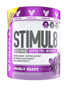 Stimul8, Original Super Pre-Workout with Vitamin C (35 Serving, Gnarly Grape)