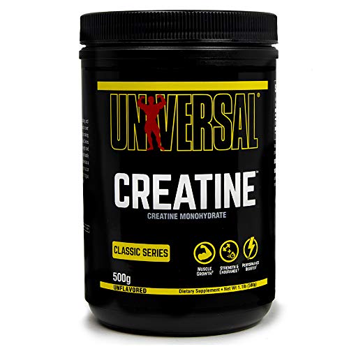 Universal Nutrition Creatine, 500-gram, Powder, Unflavored, 1.1 Pound (Pack of 1) (FID2158_1)