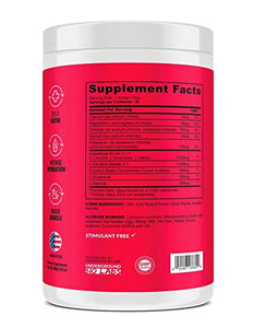 UNDERGROUND BIO LABS™ Panda SUPPS – Recover BCAA + Hydration - 30 Servings, 5G BCAA 2:1:1, 1G L-Tyrosine, Coconut Water Powder, L-Glutamine, Superior Taste and Absorption (Strawberry Watermelon)