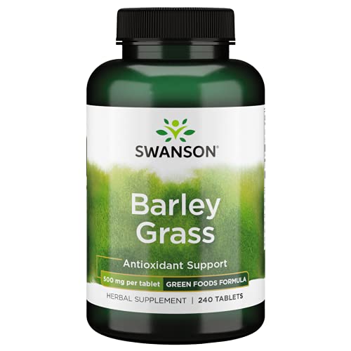 Swanson Barley Grass 500 Milligrams 240 Tabs