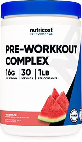 Nutricost Pre-Workout Complex Powder Watermelon (30 Serv)