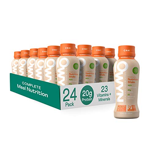 OWYN - 100% Vegan Protein Meal Replacement Shakes for Weight Loss | Chai, 12 Fl Oz (Pack of 24) | Dairy-Free, Gluten-Free, Soy-Free, Tree Nut-Free, Egg-Free, Allergy-Free, Plant-Based
