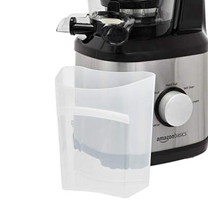 Amazon Basics Easy to Clean Masticating Slow Juicer with Wide Chute